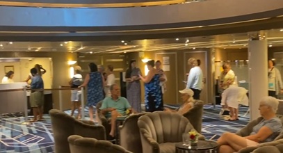 The Line at Guest Services