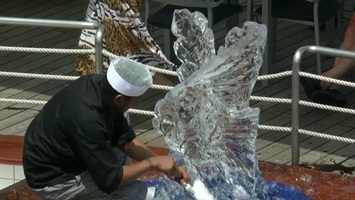 Ice Carving Demonstration